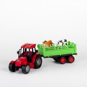 Imagine micsorata a jucariei Tractor cu remorca